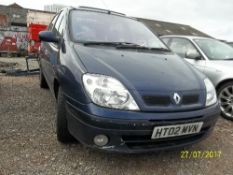 Renault Megane Scenic Dynam+ DCI - HT02 MVN Date of registration: 26.07.2002 1870cc, diesel, manual,