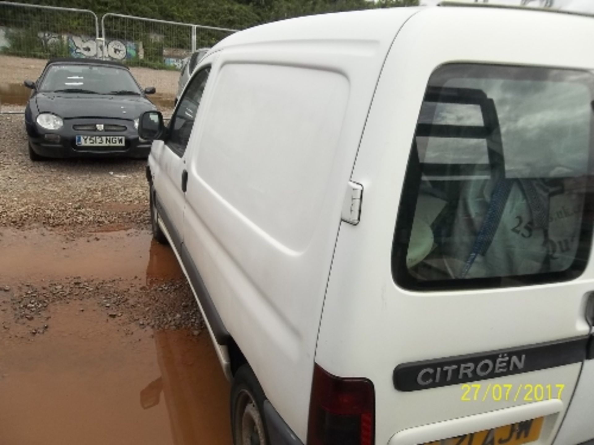 Citroen Berlingo Panel van - W271 AJW Date of registration: 30.03.2000 1868cc, diesel, manual, white - Image 4 of 4