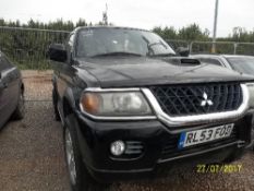 Mitsubishi Shogun Sport Warrior TD - RL53 FOD Date of registration: 16.01.2004 2477cc, diesel,