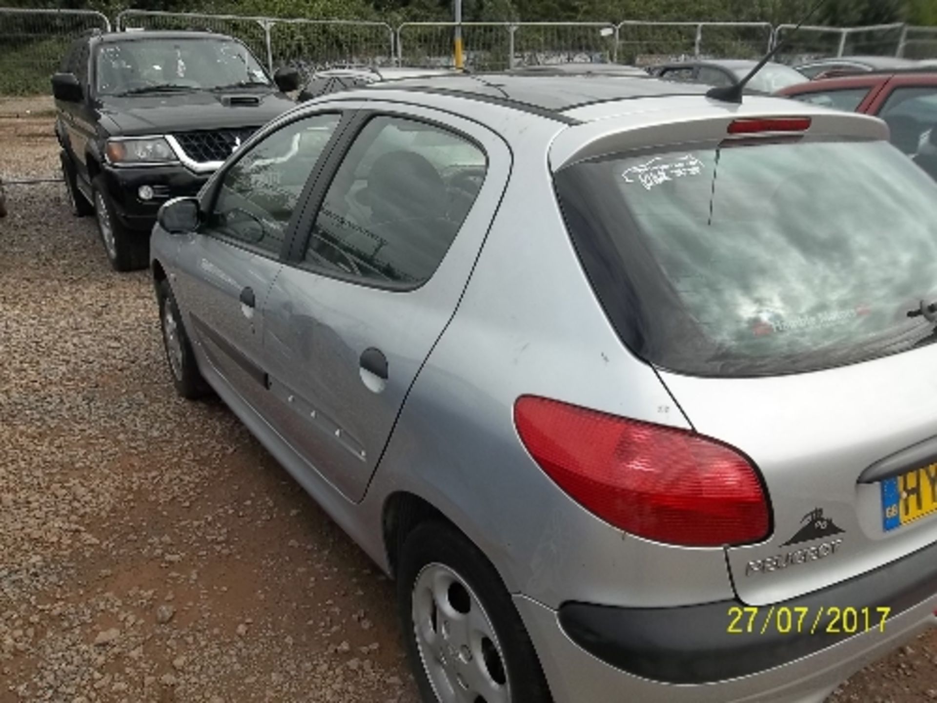 Peugeot 206 - HY52 WXN Date of registration: 09.10.2002 1587cc, petrol, manual, silver Odometer - Image 4 of 4