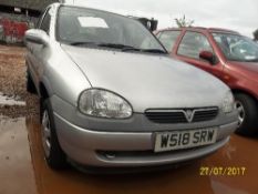 Vauxhall Corsa GLS 12V - W518 SRW Date of registration: 07.04.2000 973cc, petrol, manual, silver