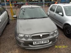 MG ZR - LR52 YFN Date of registration: 03.10.2002 1396cc, petrol, manual, grey Odometer reading at