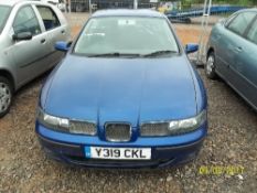 Seat Leon TDI SE - Y319 CKL Date of registration: 25.06.2001 1896cc, diesel, manual, blue Odometer