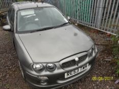 MG ZR+ - RE53 TWM Date of registration: 01.09.2003 1796cc, petrol, manual, grey Odometer reading