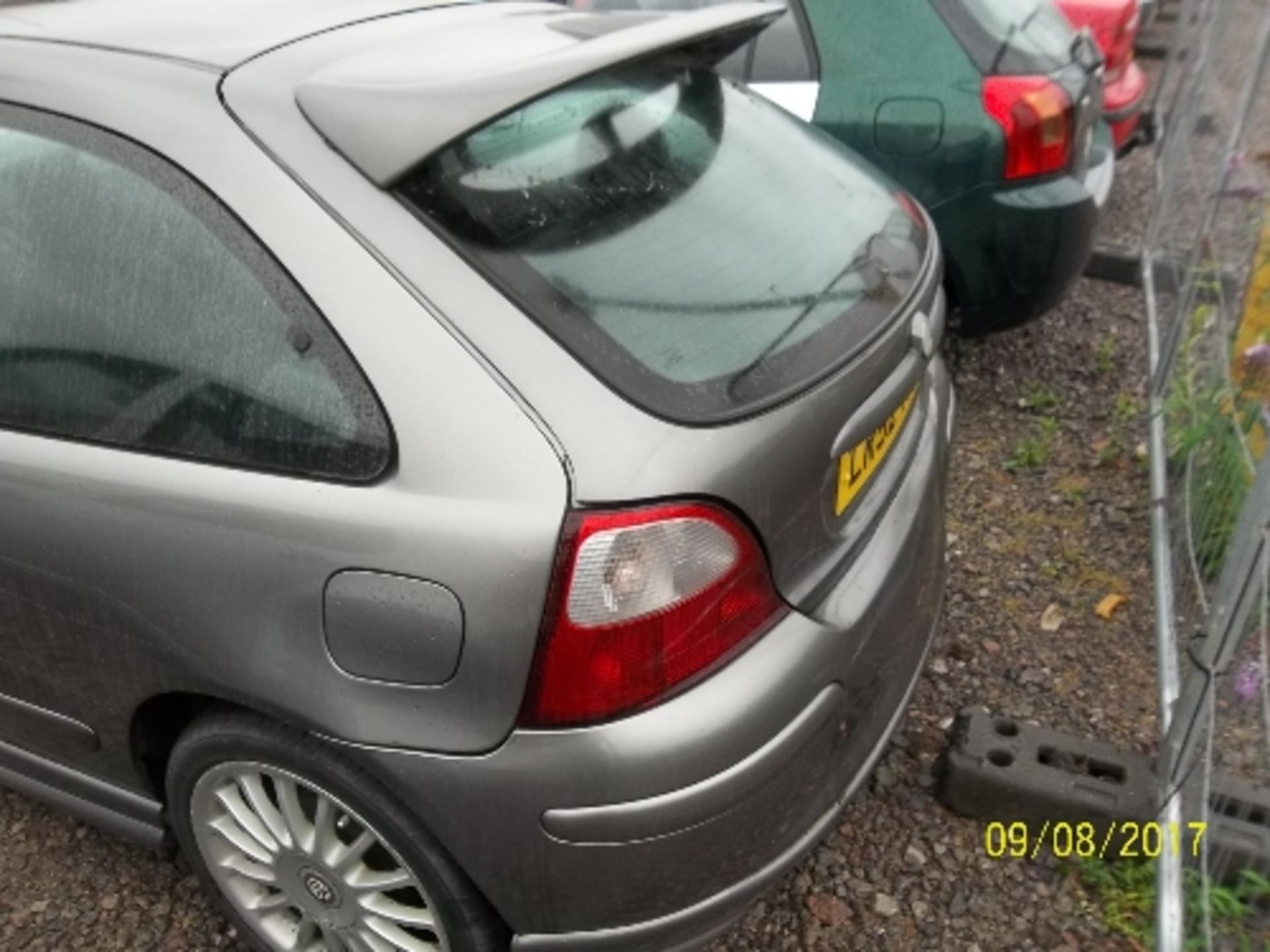 MG ZR - LR52 YFN Date of registration: 03.10.2002 1396cc, petrol, manual, grey Odometer reading at - Image 3 of 4