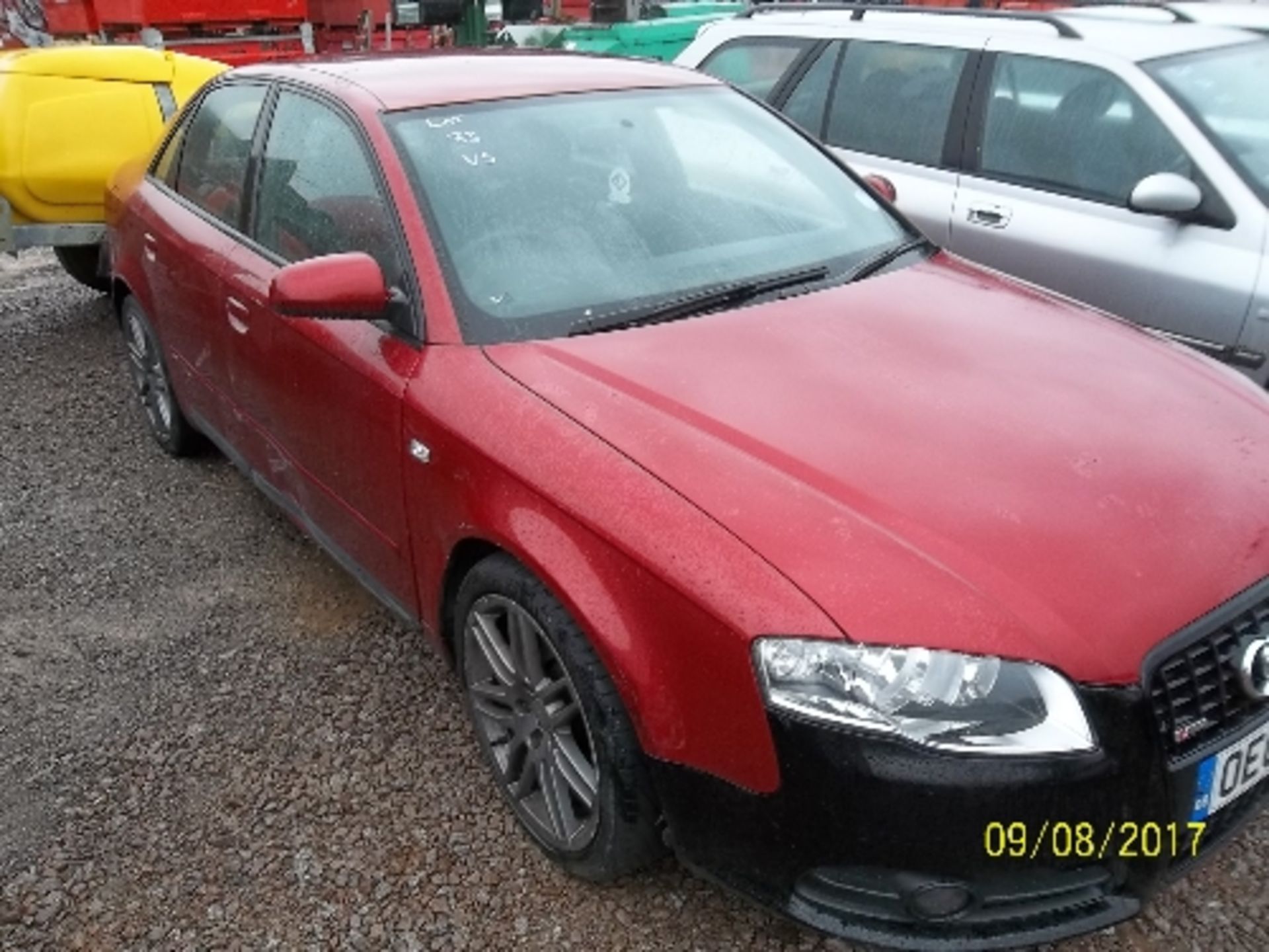 Audi A4 S Line SE TDI - OE07 HXL Date of registration: 05.06.2007 1986cc, diesel, manual, red - Image 2 of 5