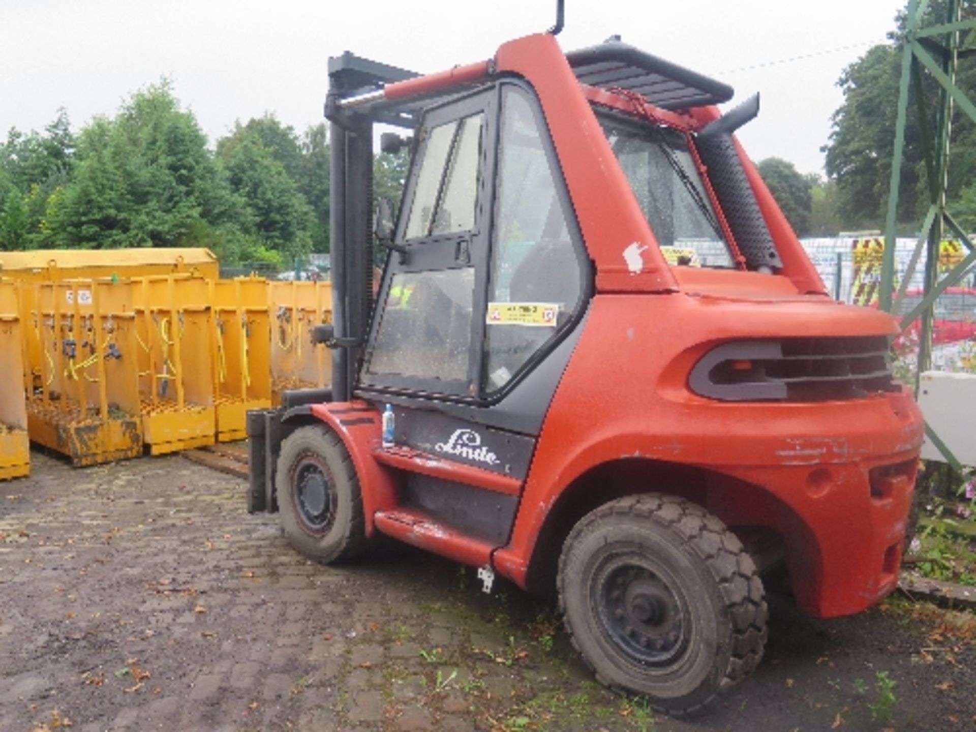 Lansing Linde H50D diesel forklift c/w side shift, 10ft forks, 6638 hours