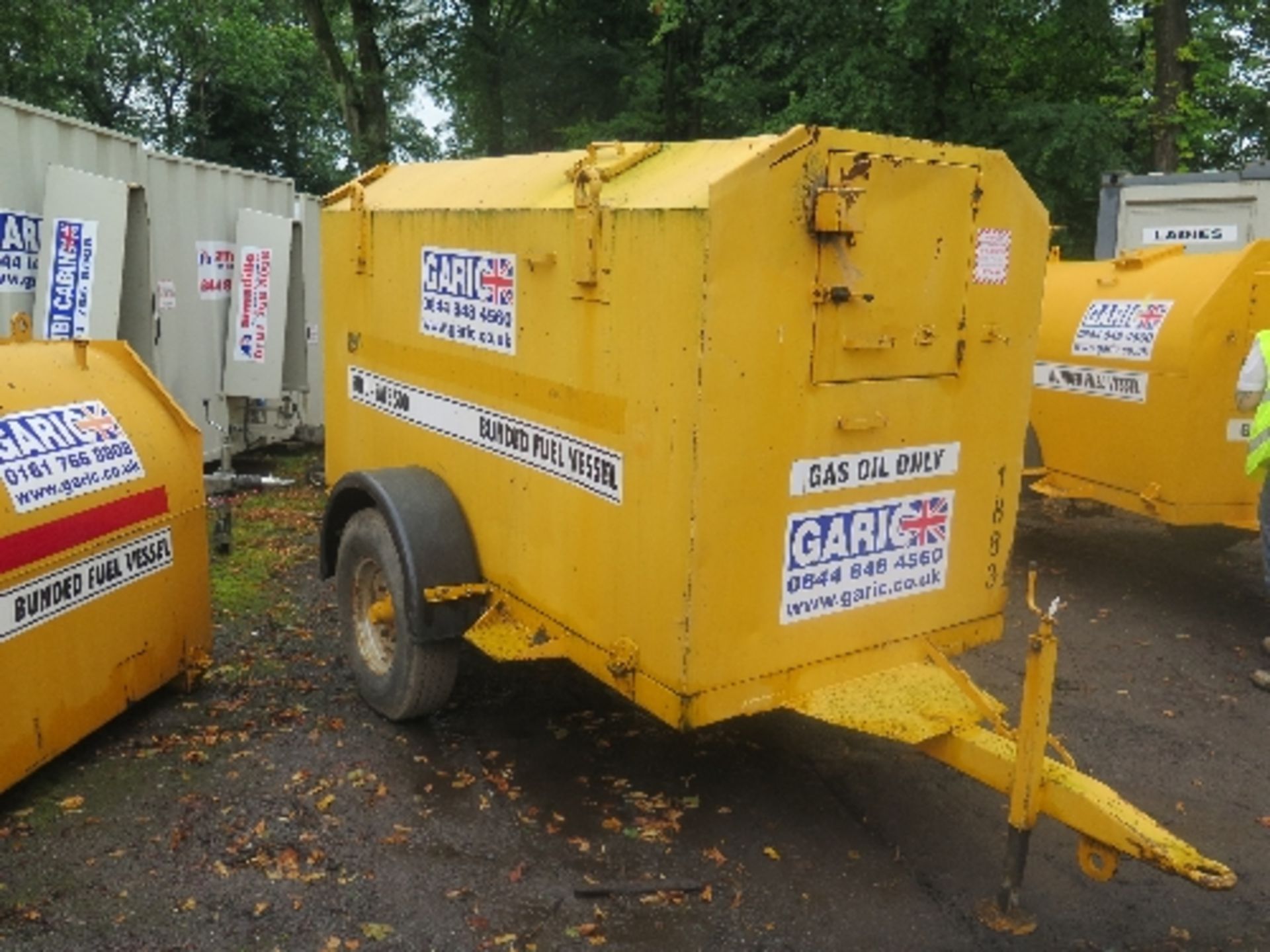 500 gallon bunded fuel bowser c/w Honda petrol pump, 1883 - Image 3 of 3