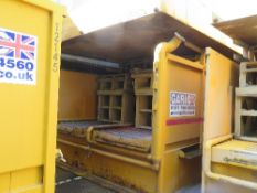 Elevated Enviro wheel wash system c/w entry/exit ramps, 13589, drip tray, 18672 & Hatz 6' diesel