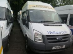 Ford Transit 115 T350L RWD panel van Registration No: YG11 CZF, 2402cc, diesel, MOT until 03/05/