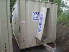 14ft x 8ft mobile Armadillo canteen & toilet with Stephill generator, 14513