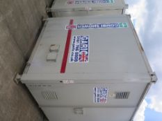 8ft x 8ft shower c/w waste & water tanks & back up generator, 11177