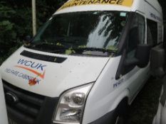 Ford Transit 115 T350L RWD panel van Registration No: YG10 EOF, 2402cc, diesel, MOT until 02/02/