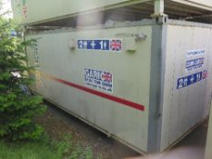 21ft x 9ft 2 + 1 toilet block c/w water & waste tank, 9496