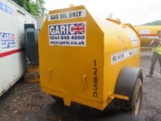 300 gallon bunded fuel bowser c/w Honda petrol pump, 12850