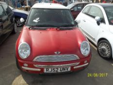 Mini Mini Cooper - RJ52 UNV Date of registration: 16.11.2002 1598cc, petrol, manual, red Odometer