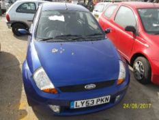 Ford Sport KA SE - LY53 PKN Date of registration: 22.12.2003 1599cc, petrol, manual, blue Odometer