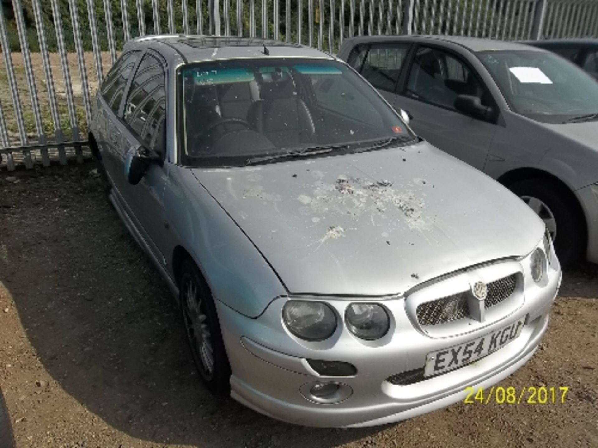 MG ZR+ - EX54 KGU Date of registration: 06.09.2004 1396cc, petrol, manual, silver Odometer reading - Image 2 of 4