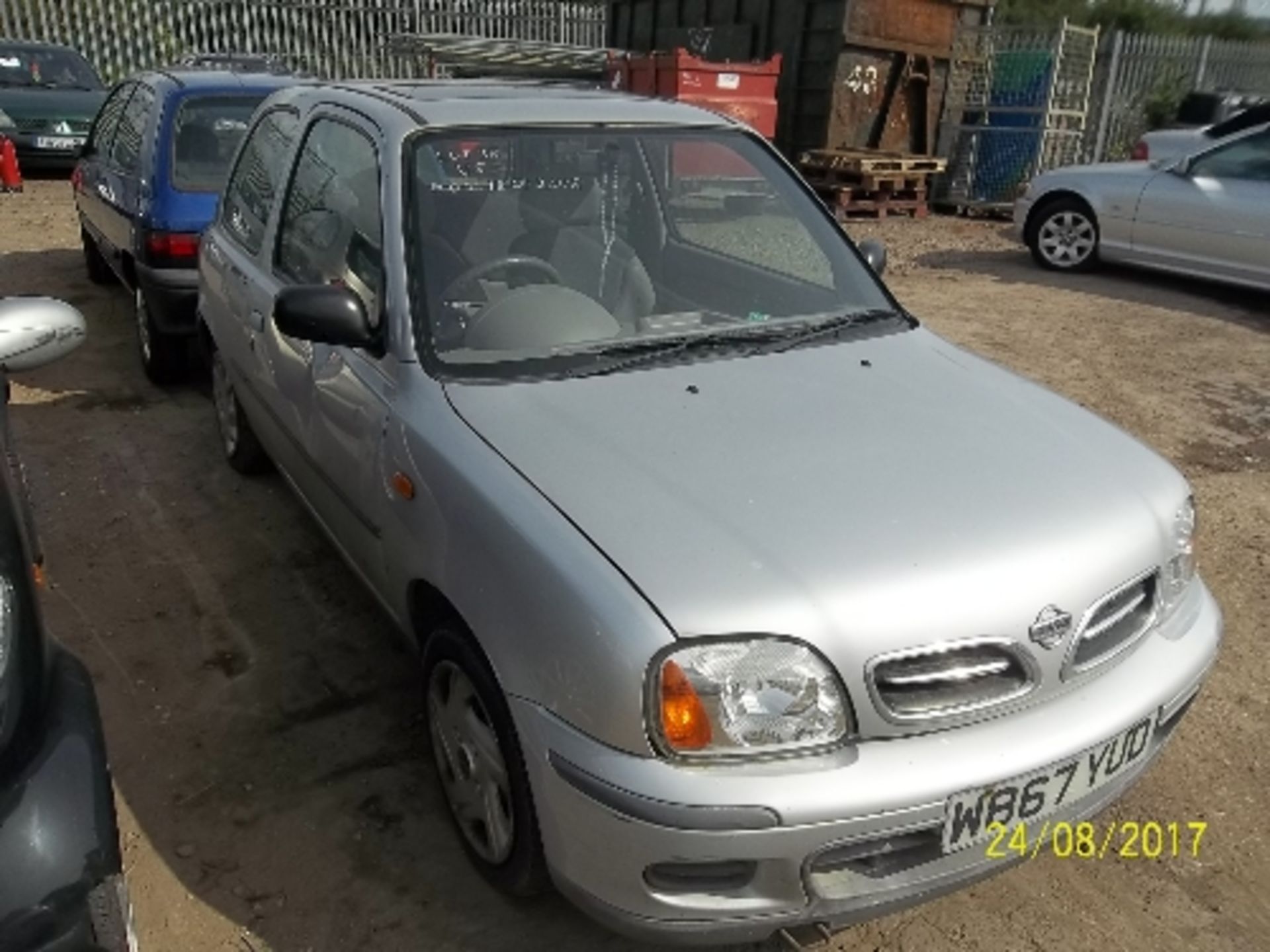 Nissan Micra S - W867 YUD Date of registration: 31.08.2000 998cc, petrol, manual, silver Odometer - Image 2 of 4