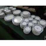 Large qty of Royal Tuscan 'Charade' dinner ware