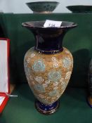 Late 19th century Royal Doulton large vase, 16'