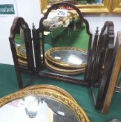 2x 3 fold dressing table mirrors