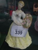 Royal Doulton ladies figurine, Spring Fair