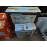 Boxed shoe organiser & boxed shelf unit