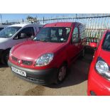 Renault Kangoo Authentique 16V, 1149cc, mobility vehicle (wheelchair accessible), registration no.