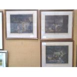 3 Morland framed & glazed prints; 'Travellers', 'The Farmers Stable' & 'Cottagers'