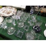 Large qty of plain glass ware