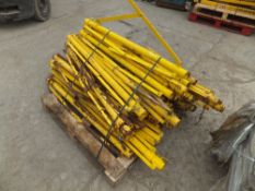 Pallet of traffic light stands