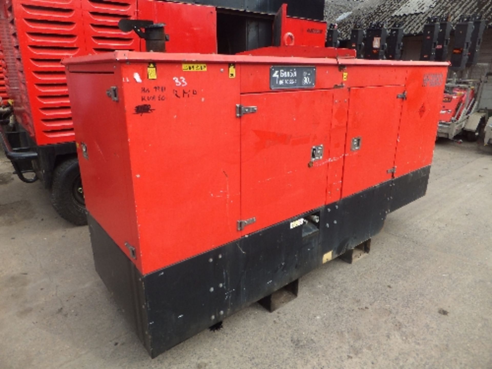 Genset MG70SS-P generator 9981hours RMP HF6093