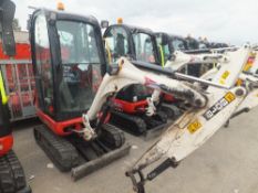 JCB 801.8 mini digger 2011 2137hours RDD expanding tracks JCB1544766