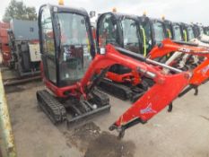 JCB 801.8 mini digger 2011 1971 hours RDD expanding tracks MA0141629