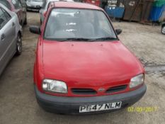 Nissan Micra Shape - P647 NLM Date of registration: 15.01.1997 998cc, petrol, variable speed auto,