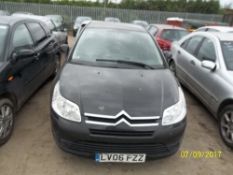 Citroen C4 SX - LV06 PZZ Date of registration: 12.04.2006 1360cc, petrol, manual, black Odometer