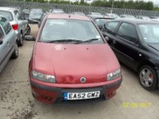 Fiat Punto Active Sport - EA52 GWZ Date of registration: 31.10.2002 1242cc, petrol, manual, red