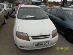 Daewoo Kalos S - AO54 GOX Date of registration: 15.09.2004 1150cc, petrol, manual, white Odometer