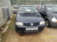 Volkswagen Polo Match - X232 EGF Date of registration: 29.09.2000 1390cc, petrol, manual, blue