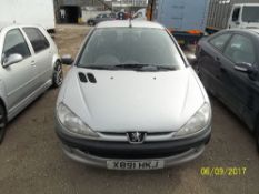 Peugeot 206 LX - X891 HKJ Date of registration: 22.09.2000 1360cc, petrol, manual, silver Odometer