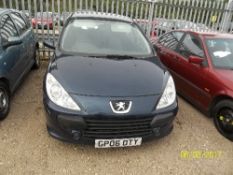 Peugeot 307 S - GP06 OTY Date of registration: 20.06.2006 1587cc, petrol, manual, blue Odometer