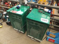 2 Ebac dehumidifiers