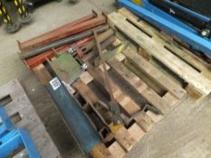 Pallet of machine tool metal work