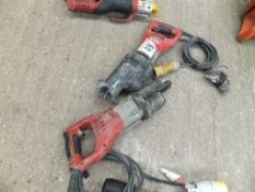 2 Milwaukee SSP£1500 reciprocating saws