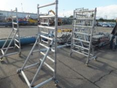 Aluminium scaffold frames