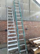 Youngman fibreglass double ladder