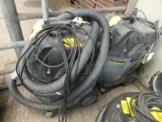 2 Karcher professional vacuums 110v