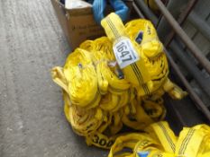 15 no 3 tonne lifting strops
