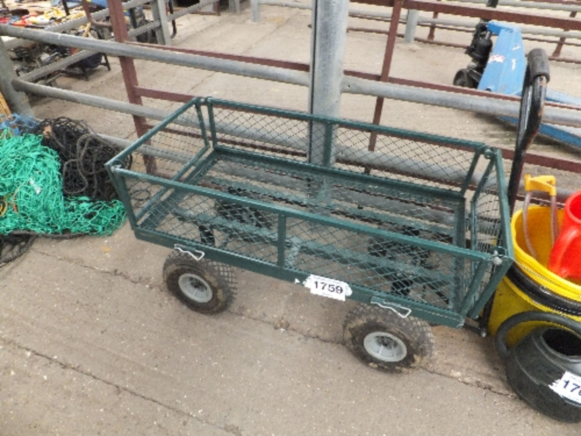 Small 4 wheeled trolley